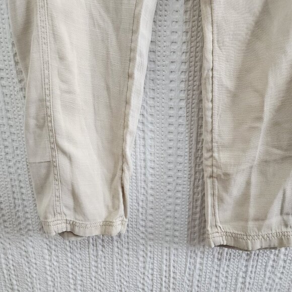 Sonoma Tapered Cropped Ultra Comfort Waistband Pull On Linen Blend Pants Size 3X - Picture 6 of 13